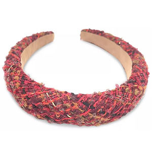 INC International Concepts Wide Red Tweed Headband